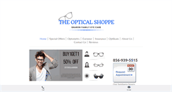 Desktop Screenshot of myopticalshoppe.com